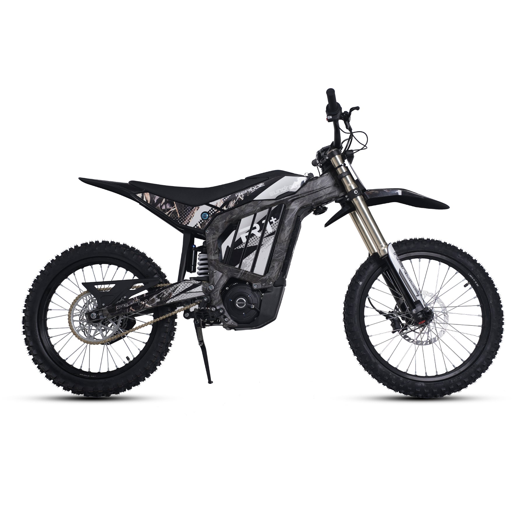 EUNORAU R1+ 5000W Electric Dirt Bike – 72V 40Ah, Mid-Drive, Full Suspension Off-Road
