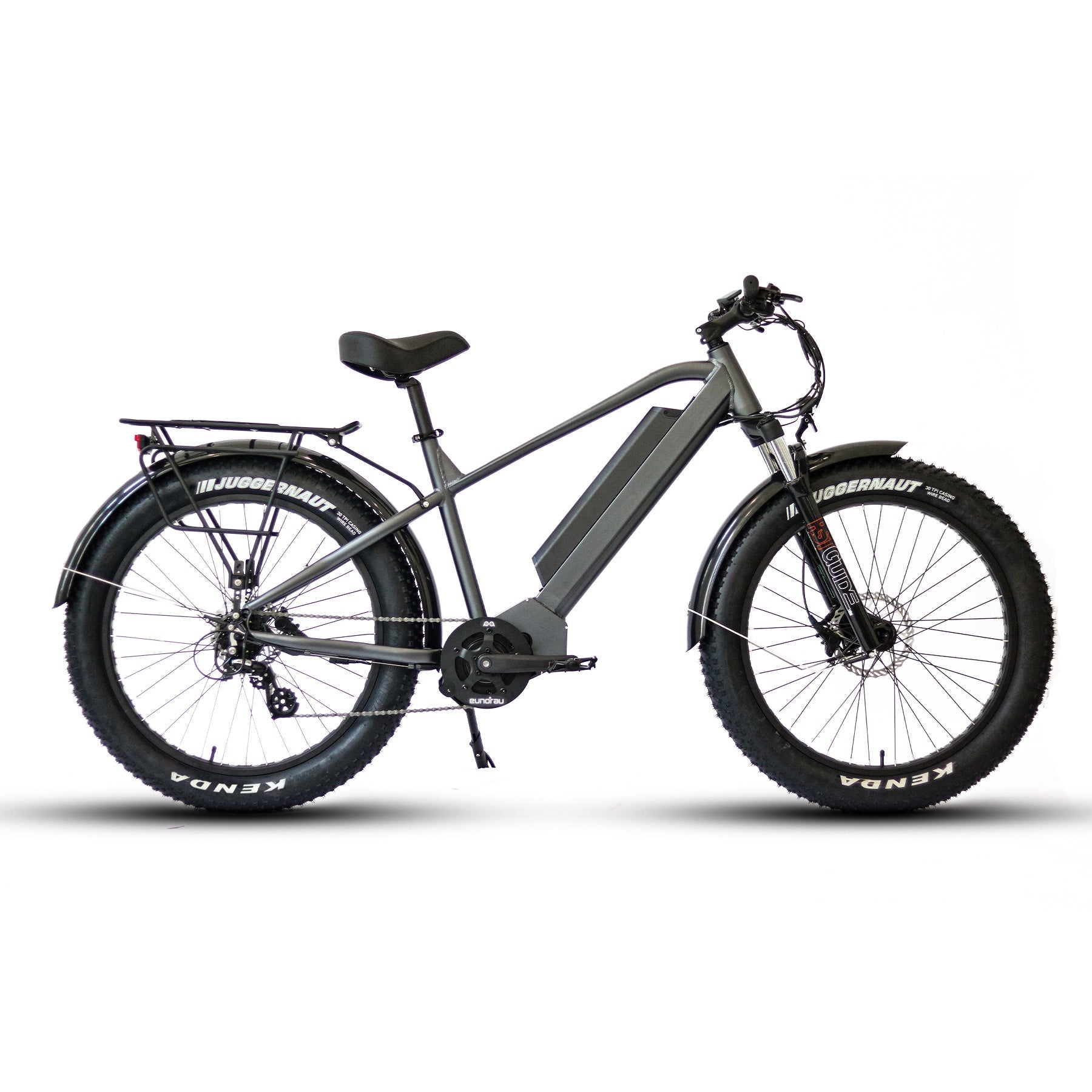 EUNORAU FAT-HD 1.0 Pro (Hunter X7) 1000W Fat Tire Electric Bike – 48V 25Ah, Mid-Drive, 60 Mile Range, Front Suspension