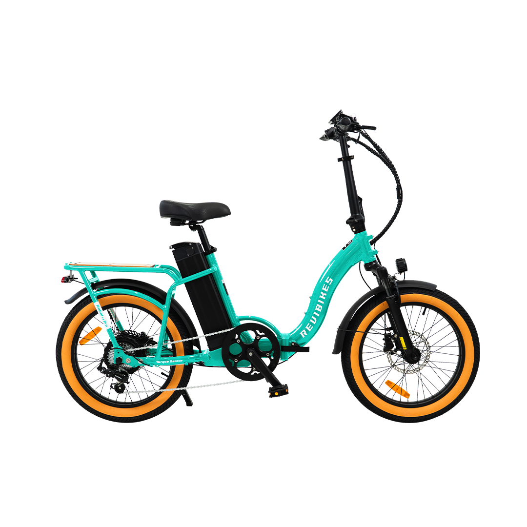 Revi Bikes Rebel.2 Pro 750W Folding Electric Bike – 52V 20Ah, Torque Sensor, Step-Thru, 20" Tire, Hydraulic Brakes