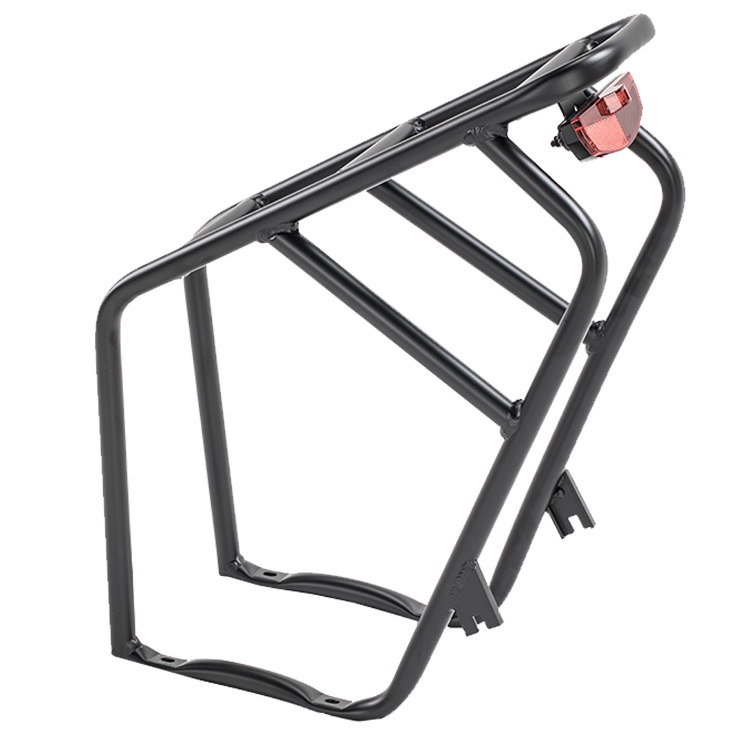 REVIBIKES Cheetah Rear Rack – Aluminum Alloy | 50 lb Capacity with Tail Light