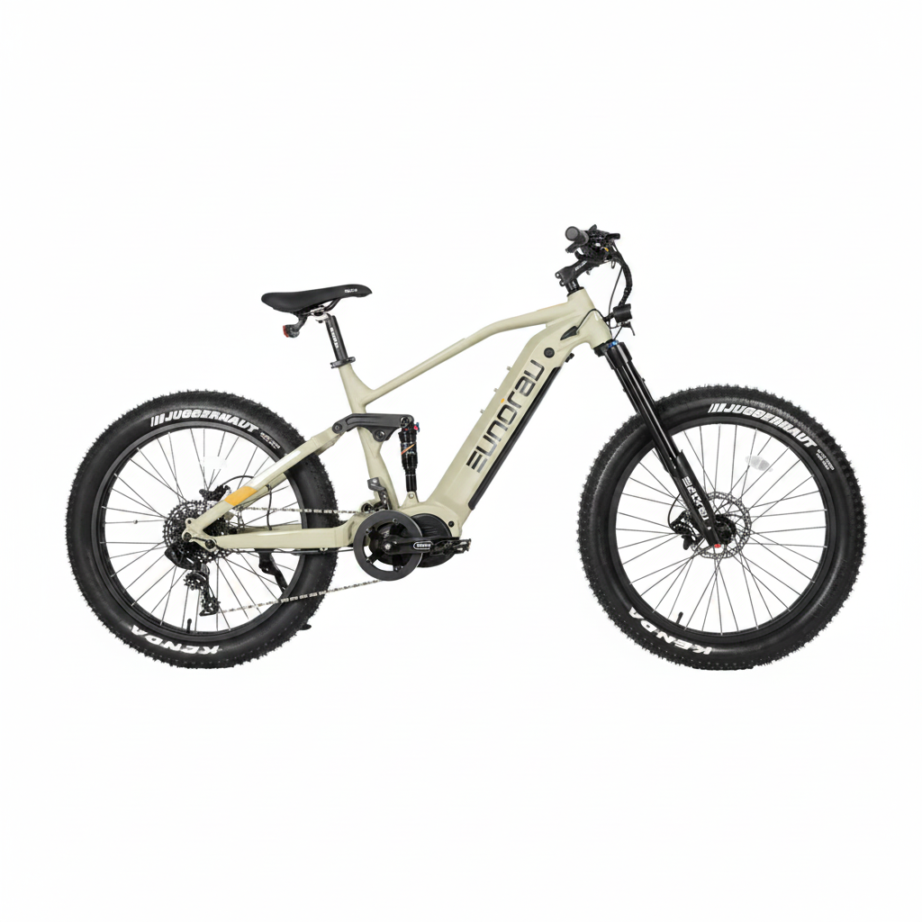 EUNORAU SPECTER-S 3.0 (Hunter X9) 1000W Full-Suspension Fat Tire Electric Bike – 48V 17.5Ah, Mid-Drive, 26" Fat Tire